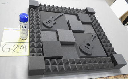 Picture of Acoustic Small Tiles with Pyramid Columns Kit