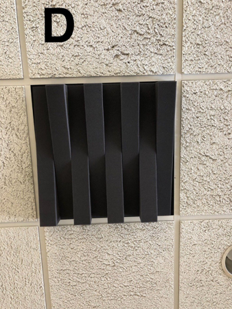 Picture of Stylish Ceiling Tiles- With Wood Base
