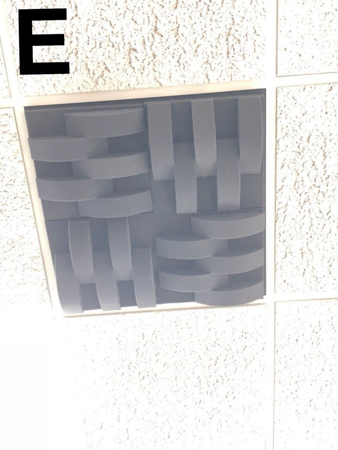 Picture of Stylish Ceiling Tiles- With Wood Base