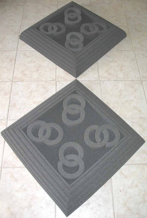 Picture of Acoustic Stylish Tiles with Foam Columns