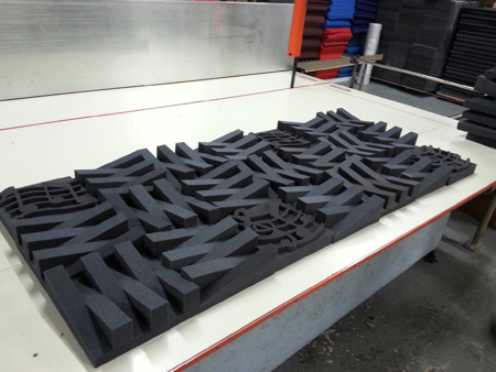 Picture of Acoustic Stylish Interlocked Wedge Tiles