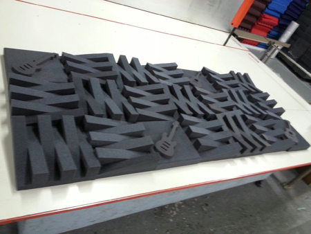 Picture of Acoustic Stylish Interlocked Wedge Tiles