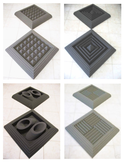Picture of Acoustic Stylish Tiles with Foam Columns