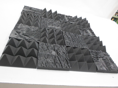 Picture of Acoustic Wedge and Pyramid Tiles with Tiles