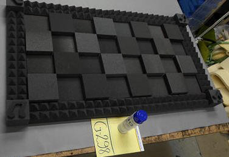 Picture of Acoustic Small Tiles with Pyramid Columns Kit