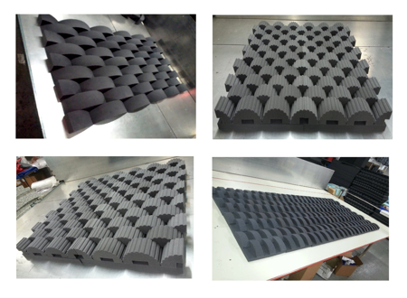 Picture of Acoustic Soundproofing Foam Kit overall size 50"x 84"