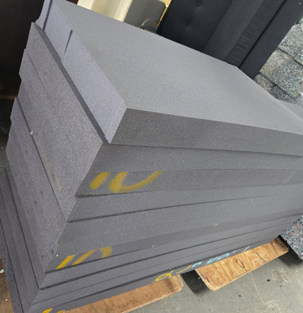 Picture of Rebounded or Charcoal Firm Extra Firm Foam Rectangle