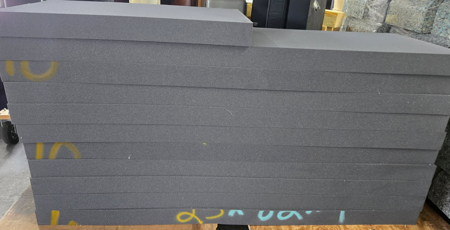 Picture of Rebounded or Charcoal Firm Extra Firm Foam Rectangle