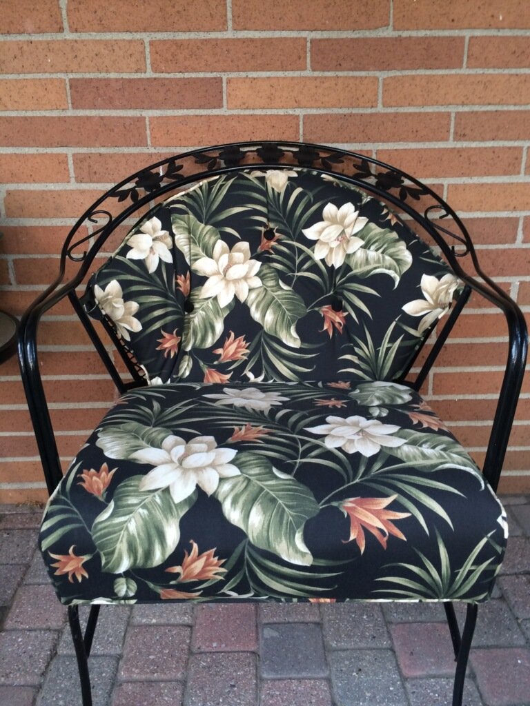 Out Door Seat Replacement with ties Out Door Seat Replacement with ties