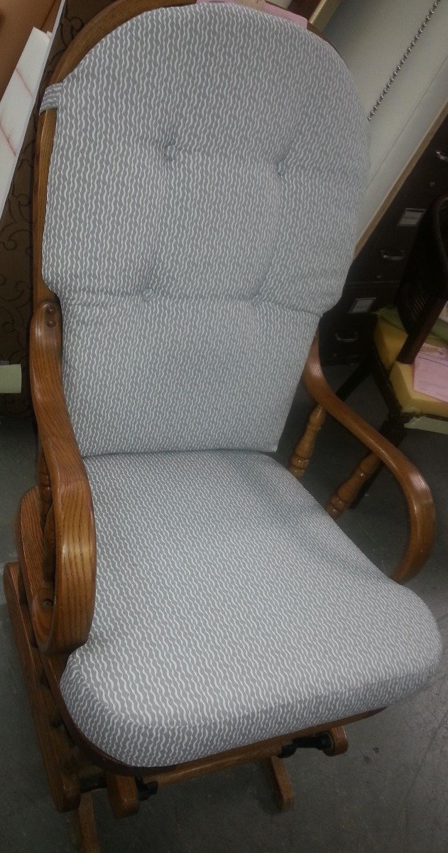 Rocking Chair with ties and buttons foam replacement Rocking Chair with ties and buttons